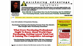 What Purchasingadvantage.com website looked like in 2019 (4 years ago)