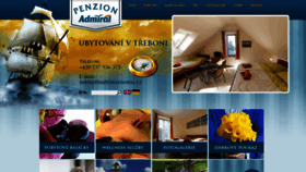 What Penzion-admiral.cz website looked like in 2019 (4 years ago)