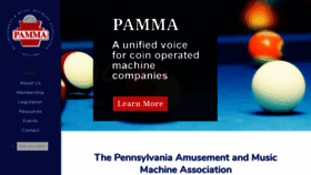 What Pamma.org website looked like in 2019 (4 years ago)