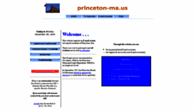 What Princeton-ma.us website looked like in 2019 (4 years ago)