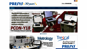 What Presyscorp.com website looked like in 2019 (4 years ago)