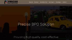What Precisebposolution.com website looked like in 2019 (4 years ago)