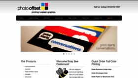 What Photooffset.com website looked like in 2019 (4 years ago)