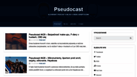What Pseudocast.sk website looked like in 2019 (4 years ago)