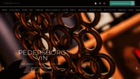 What Pedersborgvin.dk website looked like in 2019 (6 years ago)