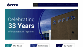 What Ppfd.com website looked like in 2019 (4 years ago)