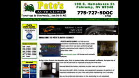 What Peteautoclinic.com website looked like in 2019 (4 years ago)