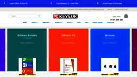 What Pckeys.uk website looked like in 2019 (4 years ago)