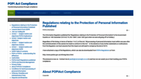 What Popiact-compliance.co.za website looked like in 2019 (4 years ago)