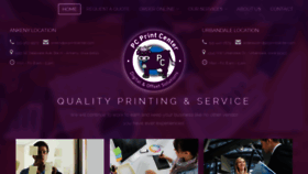 What Pcprintcenter.com website looked like in 2019 (4 years ago)