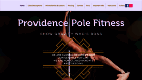 What Providencepolefitness.com website looked like in 2019 (4 years ago)