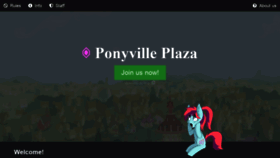 What Ponyvilleplaza.com website looked like in 2019 (4 years ago)