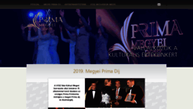 What Primadij.hu website looked like in 2019 (4 years ago)