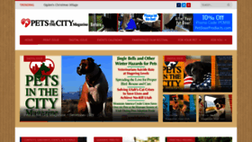What Petsinthecitymagazine.com website looked like in 2019 (4 years ago)