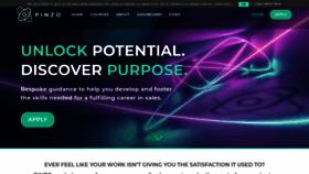 What Pinzo.com website looked like in 2019 (6 years ago)