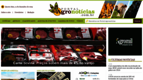 What Portalagronoticias.com.br website looked like in 2019 (4 years ago)