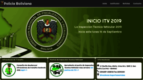 What Policiadnfr.gob.bo website looked like in 2019 (4 years ago)