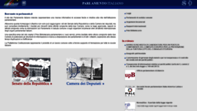What Parlamento.it website looked like in 2019 (4 years ago)
