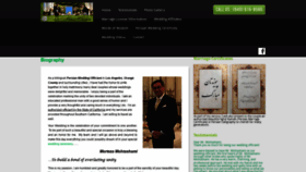 What Persianweddingofficiant.net website looked like in 2019 (4 years ago)