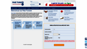 What Paie-tunisie.com website looked like in 2019 (4 years ago)