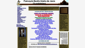 What Parroquiabeatamariadejesus.es website looked like in 2019 (4 years ago)