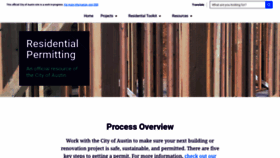 What Permittingatx.com website looked like in 2019 (4 years ago)