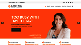 What Padraig.ca website looked like in 2019 (4 years ago)