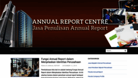 What Penulisannualreport.com website looked like in 2019 (4 years ago)