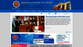 What Puc.edu.kh website looked like in 2019 (4 years ago)