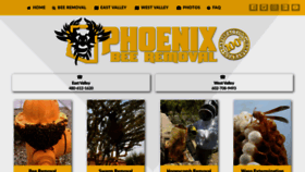 What Phxbees.com website looked like in 2019 (4 years ago)