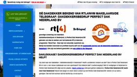 What Perfectdaknederland.nl website looked like in 2019 (4 years ago)