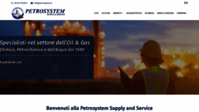 What Petrosystem.it website looked like in 2019 (6 years ago)