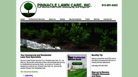 What Pinnaclelawncare.com website looked like in 2019 (4 years ago)