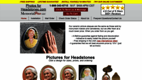 What Photosforheadstones.com website looked like in 2019 (4 years ago)