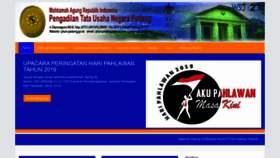 What Ptun-padang.go.id website looked like in 2019 (4 years ago)
