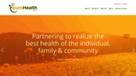 What Purehealthdpc.com website looked like in 2019 (4 years ago)