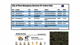 What Paristexas911.net website looked like in 2019 (4 years ago)