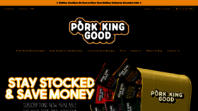 What Porkkinggood.com website looked like in 2019 (4 years ago)
