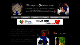 What Portuguesefolklore.com website looked like in 2019 (4 years ago)
