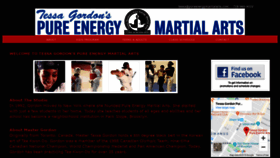 What Pureenergymartialarts.com website looked like in 2019 (4 years ago)