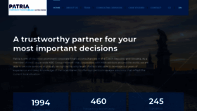 What Patriacf.com website looked like in 2019 (5 years ago)