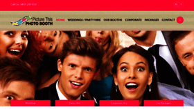 What Picturethisphotobooth.com.au website looked like in 2019 (4 years ago)