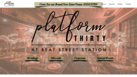 What Platformthirty.com website looked like in 2019 (4 years ago)