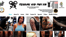 What Pleasureandpainink.ca website looked like in 2019 (4 years ago)