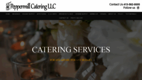 What Peppermillcateringllc.com website looked like in 2019 (4 years ago)