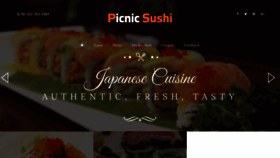 What Picnicsushifortlee.com website looked like in 2019 (4 years ago)