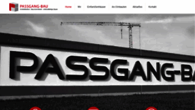 What Passgang-bau.de website looked like in 2019 (4 years ago)
