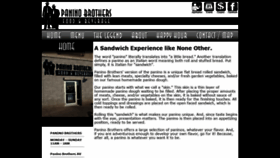 What Paninobrothers.com website looked like in 2019 (4 years ago)