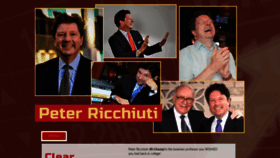 What Peterricchiuti.com website looked like in 2019 (5 years ago)