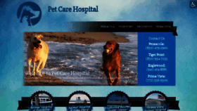 What Petcarehospital.com website looked like in 2019 (4 years ago)